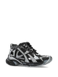 Balenciaga Lace-Up Metallic Trainers