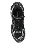 Balenciaga Lace-Up Metallic Trainers