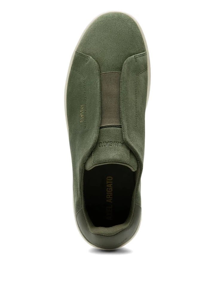 Axel Arigato Dice Laceless Elastic-Panel Suede-Textured Sneakers