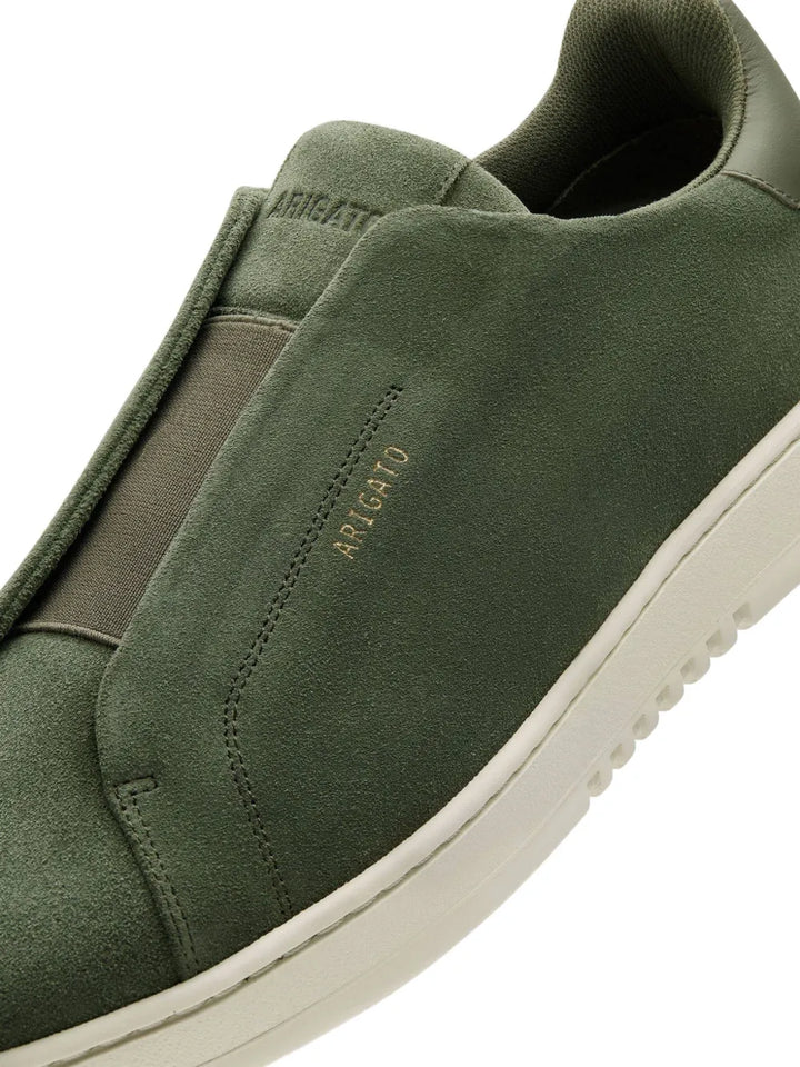 Axel Arigato Dice Laceless Elastic-Panel Suede-Textured Sneakers