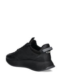Boss Textured Lace-Up Low-Top Sneakers