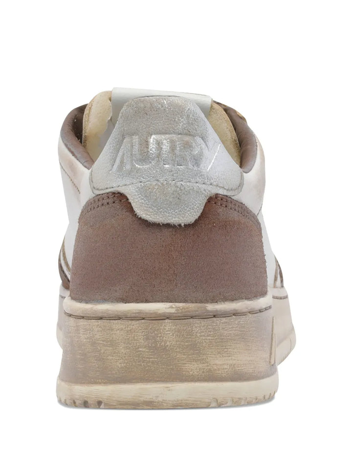 Autry Medalist Super Vintage Leather Sneakers