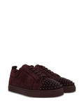 Christian Louboutin Louis Junior Spikes Suede Sneakers