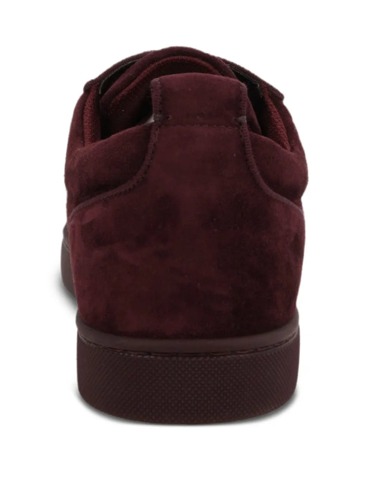 Christian Louboutin Louis Junior Spikes Suede Sneakers