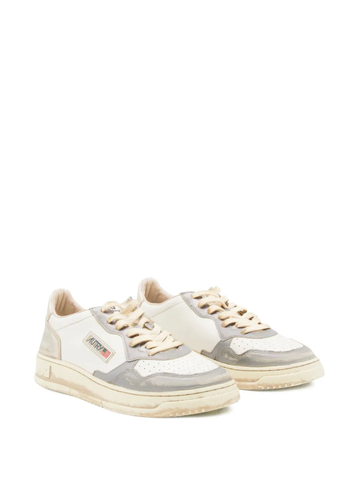 Autry Medallist Lace-Up Leather Sneakers