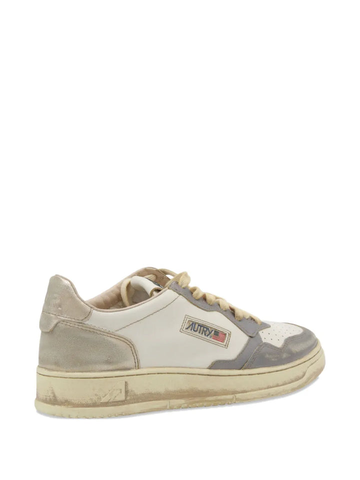 Autry Medallist Lace-Up Leather Sneakers