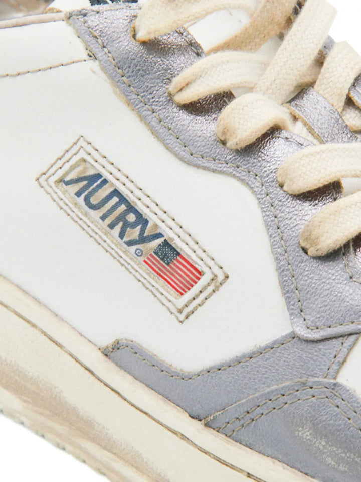 Autry Medallist Lace-Up Leather Sneakers