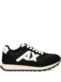 Armani Exchange Logo-Detail Mesh Panel Sneakers
