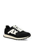 Armani Exchange Logo-Detail Mesh Panel Sneakers