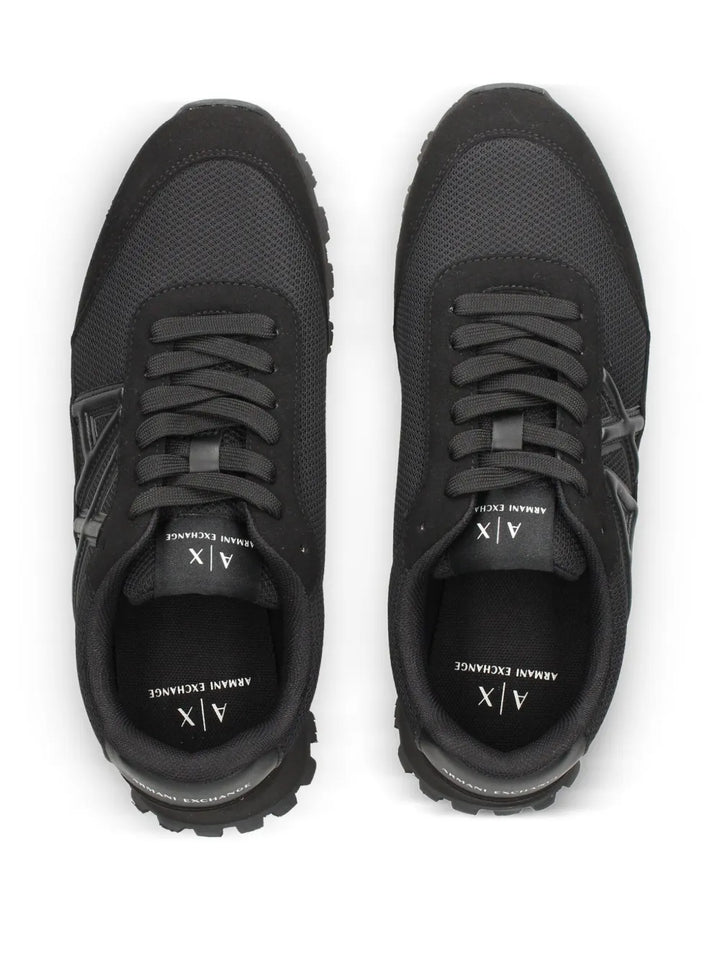Armani Exchange Logo-Detail Mesh Trainers