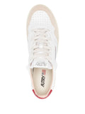 Autry Medalist Leather Suede Sneakers
