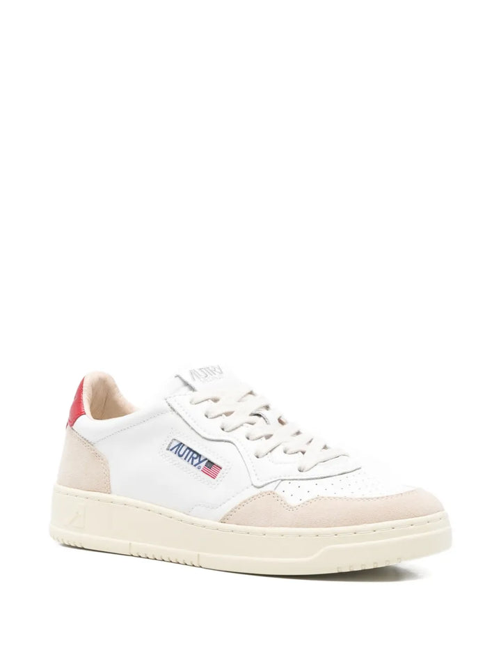 Autry Medalist Leather Suede Sneakers