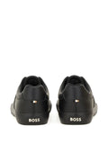 Boss Lace-Up Panelled Sneakers