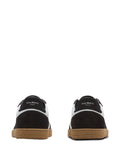 Balmain Swan Suede-Leather Logo Sneakers