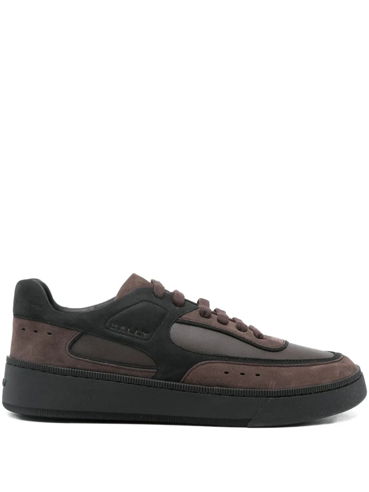 Bally Leather Panelled Sneakers