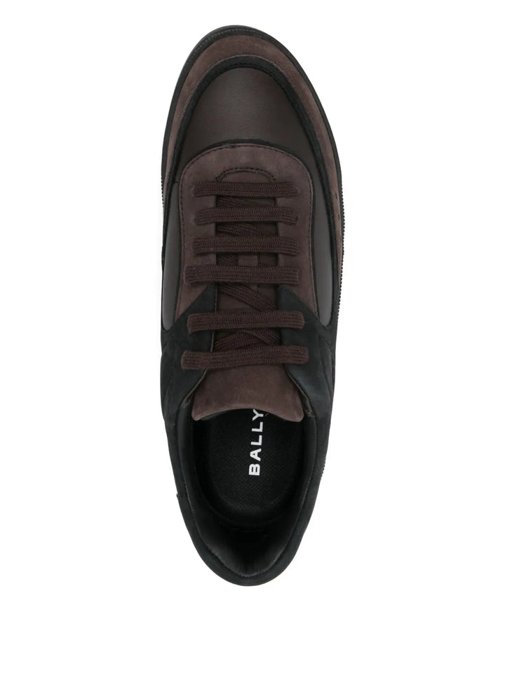 Bally Leather Panelled Sneakers