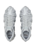 Diesel Griffe Metallic Mesh Sneakers