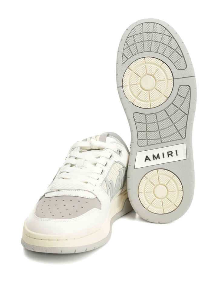 Amiri Logo-Detail Leather Lace-Up Low-Top Sneakers
