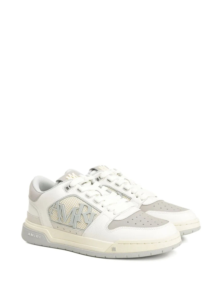 Amiri Logo-Detail Leather Lace-Up Low-Top Sneakers