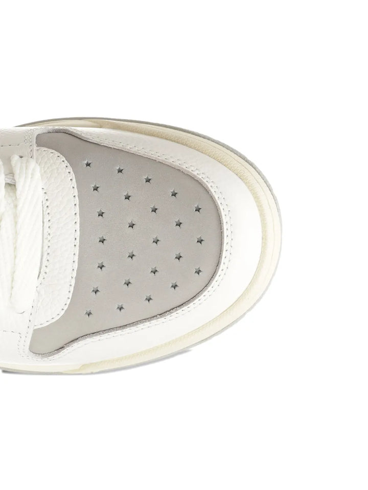 Amiri Logo-Detail Leather Lace-Up Low-Top Sneakers