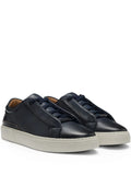 Boss Gary Leather Lace-Up Sneakers