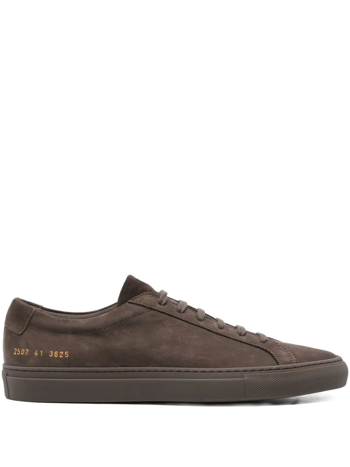 Common Projects Suede-Leather Low-Top Sneakers
