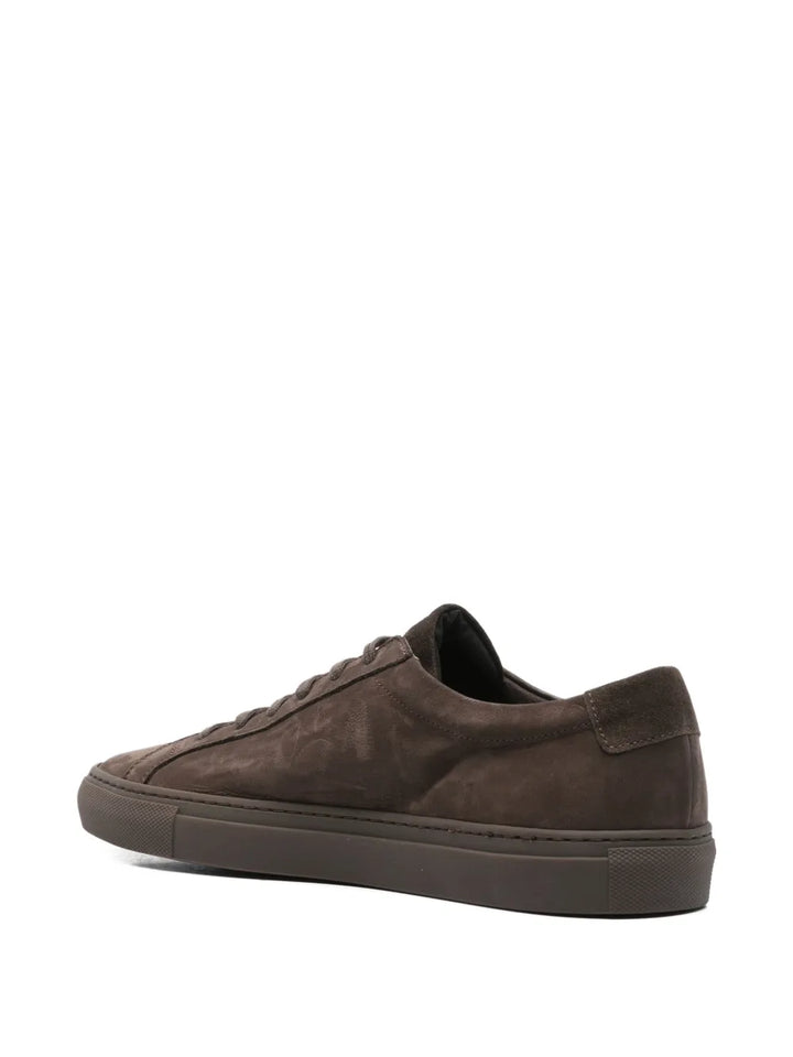 Common Projects Suede-Leather Low-Top Sneakers