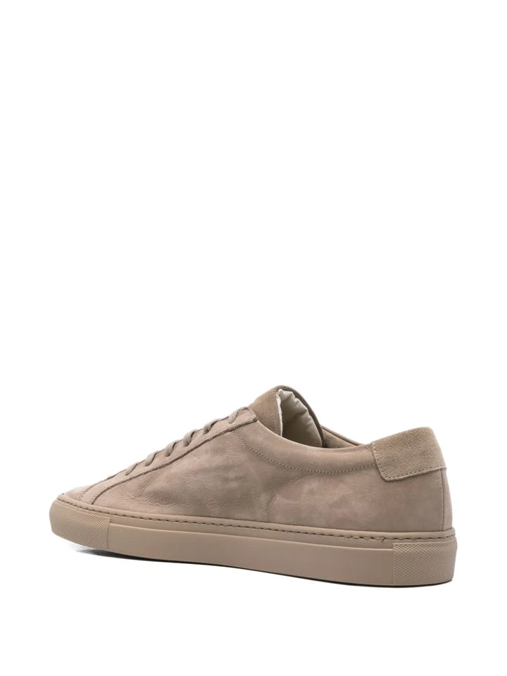 Common Projects Suede-Leather Low-Top Sneakers