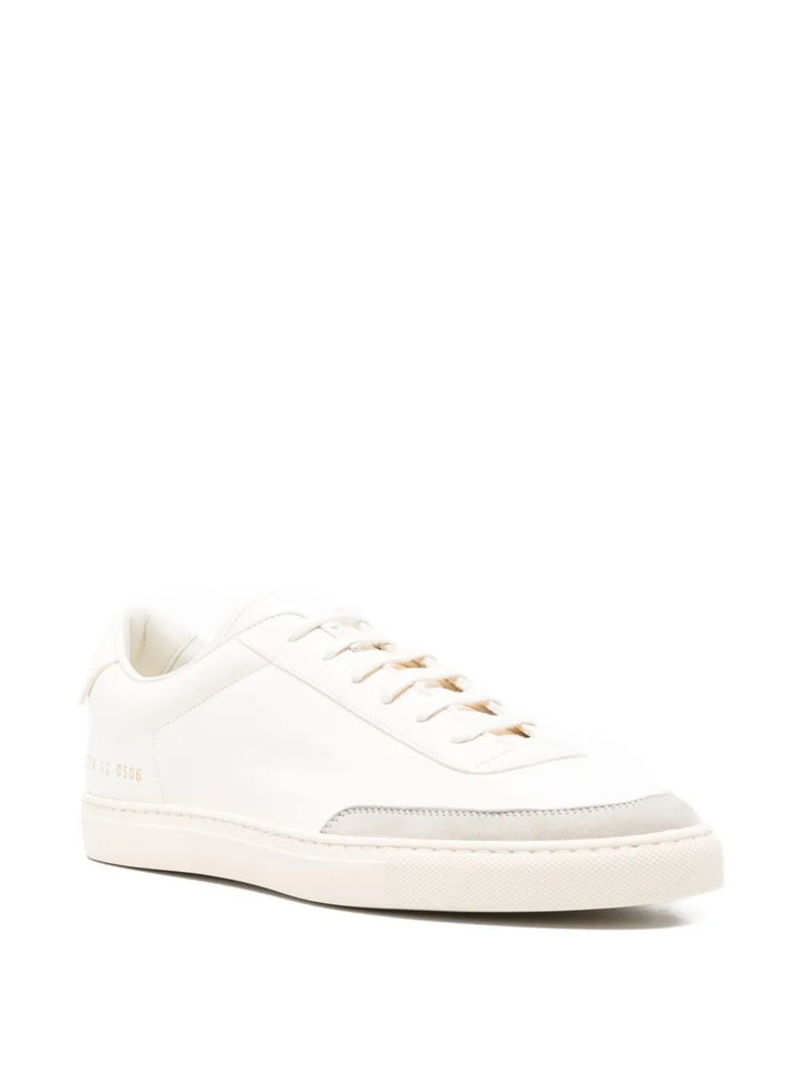 Common Projects Leather Panelled Low-Tops Sneakers