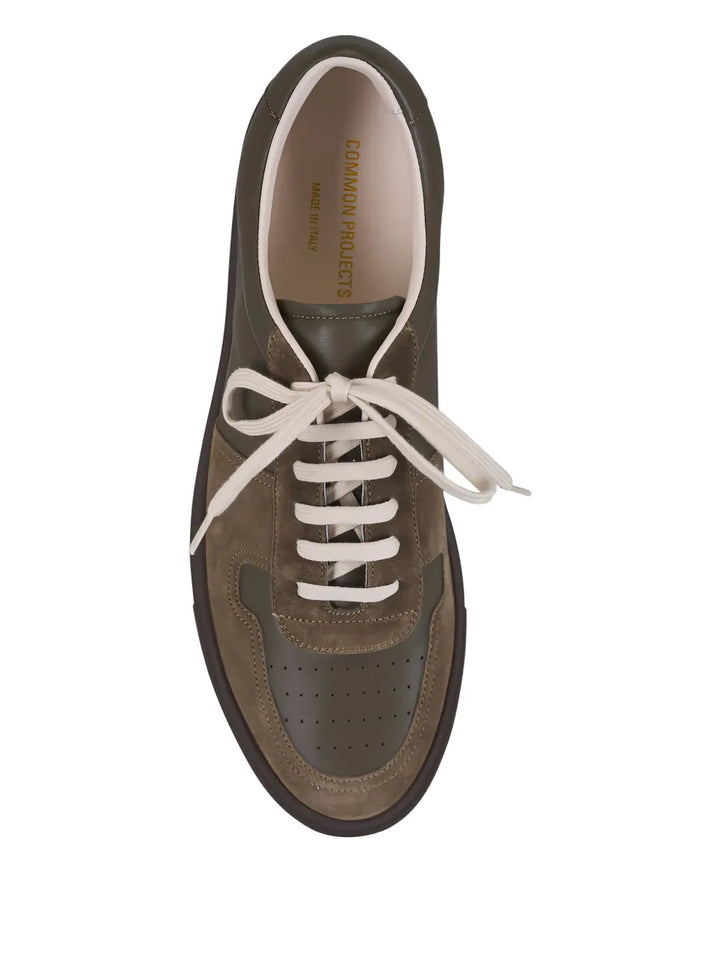 Common Projects Bball Leather Suede Sneakers