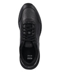 Boss Perforated Leather Sneakers