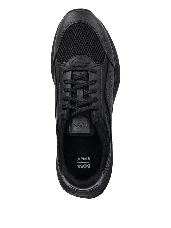 Boss Perforated Mesh-Detail Sneakers