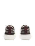 Burberry Check-Pattern Lace-Up Sneakers