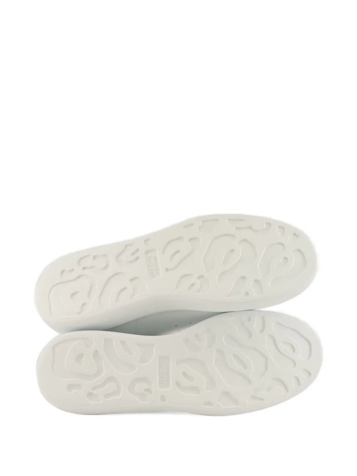 Alexander Mcqueen Oversized Zebra-Panelled Leather Sneakers