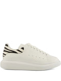 Alexander Mcqueen Oversized Zebra-Panelled Leather Sneakers