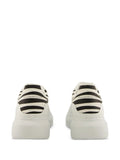 Alexander Mcqueen Oversized Zebra-Panelled Leather Sneakers