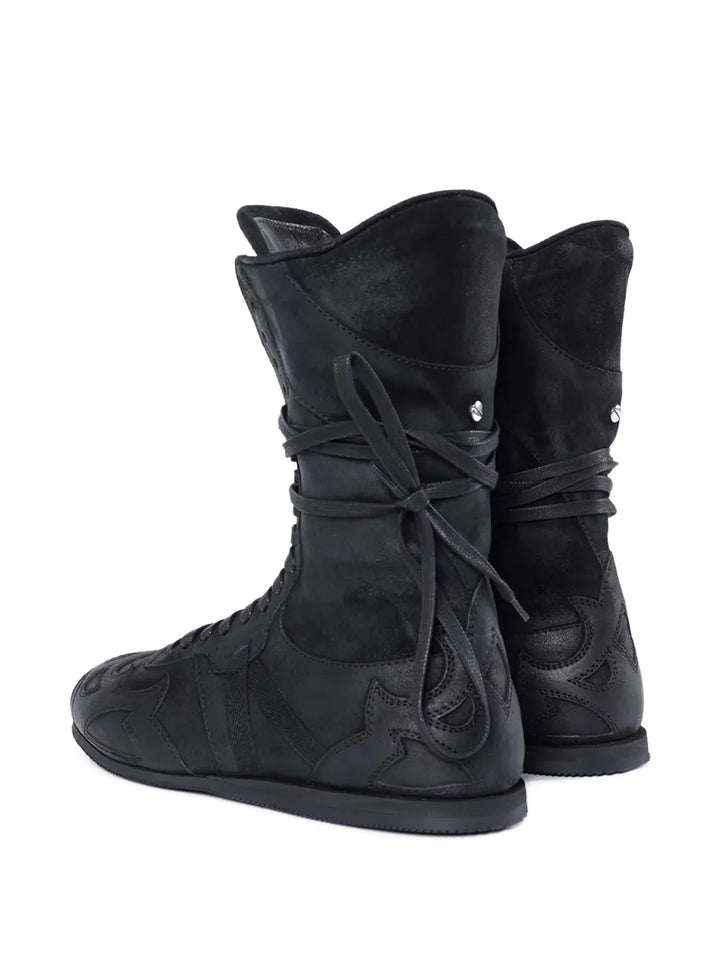 Ann Demeulemeester Palne Suede Lace-Up Sneakers