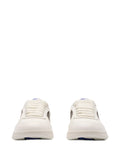Burberry Terrace Check-Panel Leather Sneakers