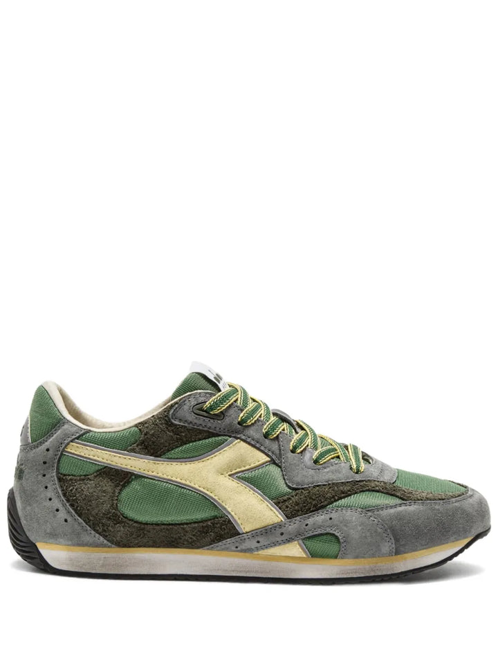 Diadora Suede Panelled Trainers