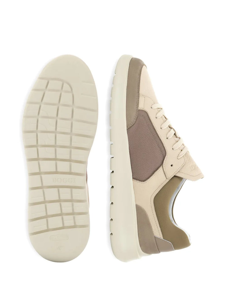 Boggi Milano Nimbus Leather Lace-Up Sneakers