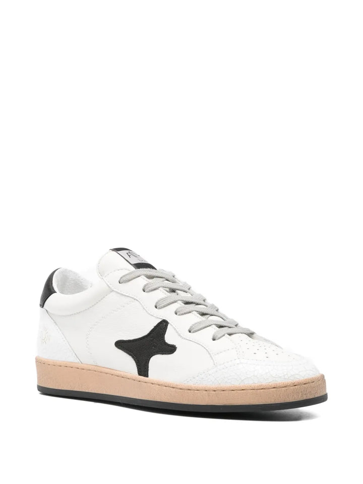 Ama Brand Star-Patch Leather Trainers