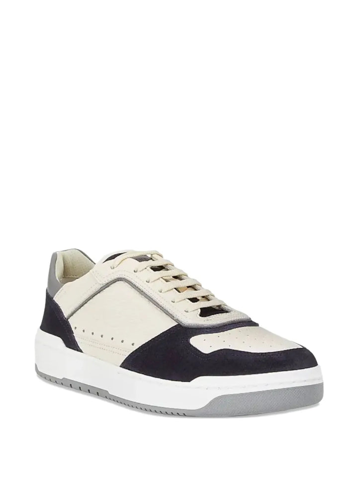 Brunello Cucinelli Round-Toe Lace-Up Sneakers