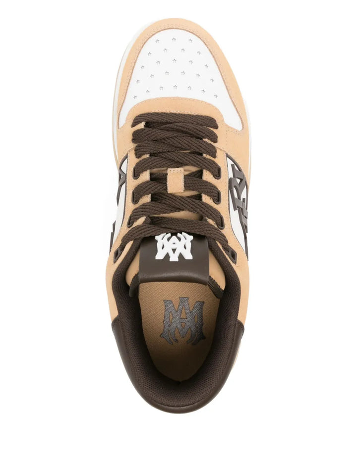 Amiri Logo-Patch Leather Sneakers
