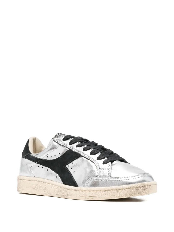 Diadora Metallic-Panelled Sneakers