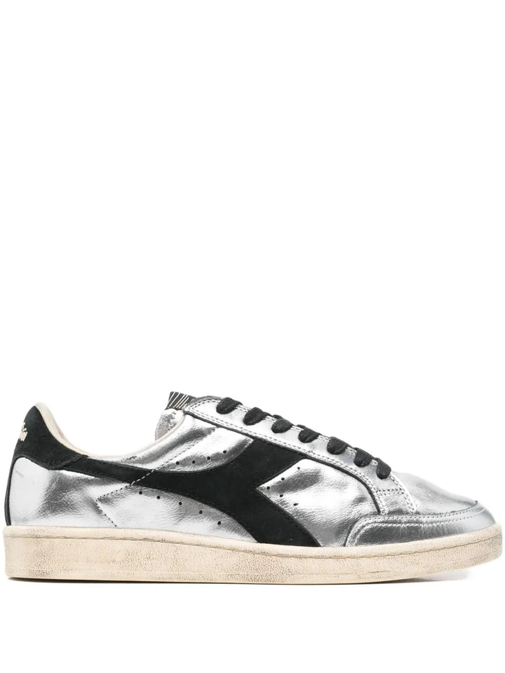 Diadora Metallic-Panelled Sneakers