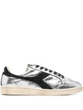 Diadora Metallic-Panelled Sneakers