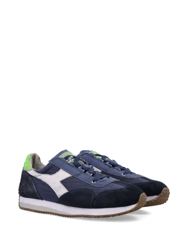Diadora Suede-Panelled Lace-Up Sneakers
