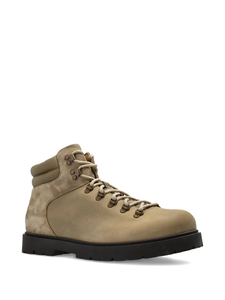 Birkenstock Lace-Up Padded Collar Boots