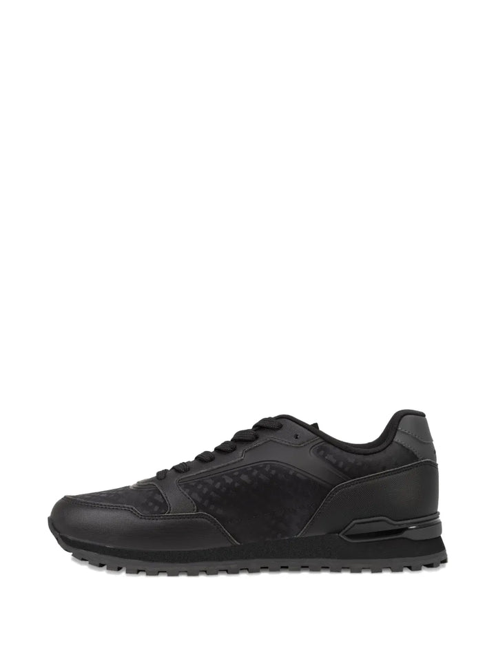 Boss Patterned Lace-Up Sneakers