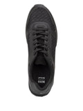 Boss Patterned Lace-Up Sneakers